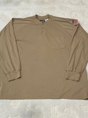 Bulwark FR Henley Shirt XXL CAT 2 CAL Flame Resistant HRC ARC Outdoor Mens